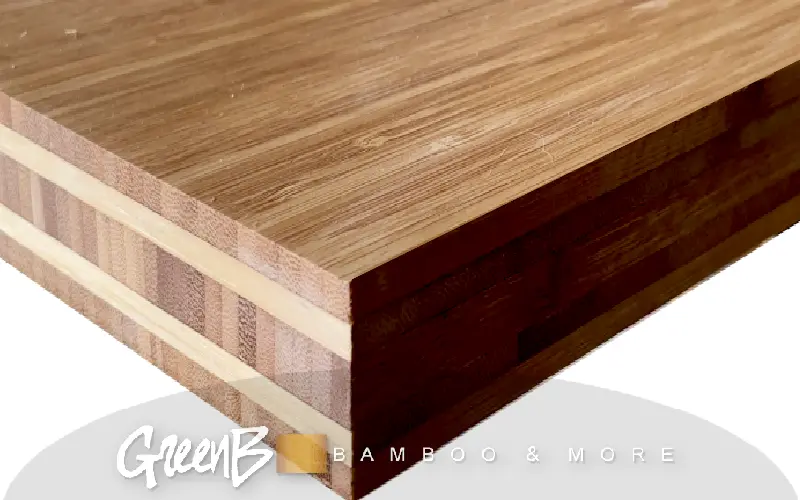 Pannello bamboo Maxi monostrato listellare colore caramello