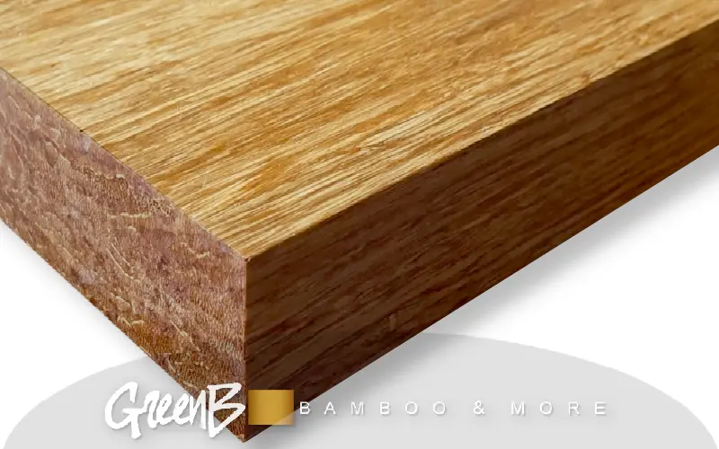 Pannello bamboo Maxi monostrato listellare colore luce
