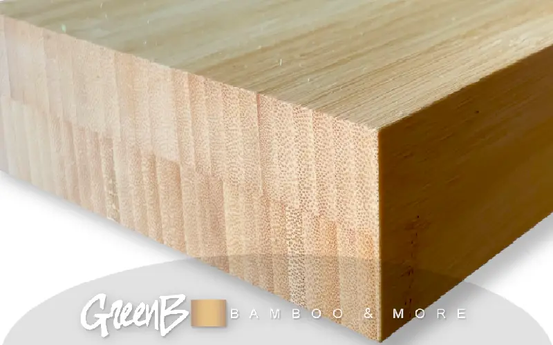 Pannello bamboo Maxi listellare colore naturale spessore 4 cm